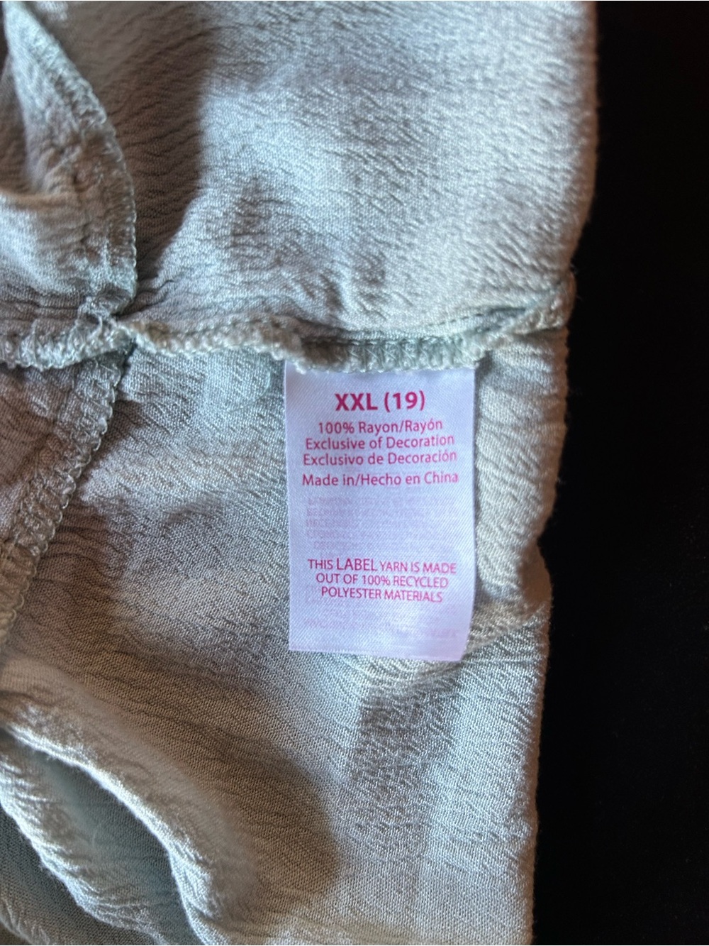 Women’s xxl baby blue tshirt blouse - Picture 3 of 3